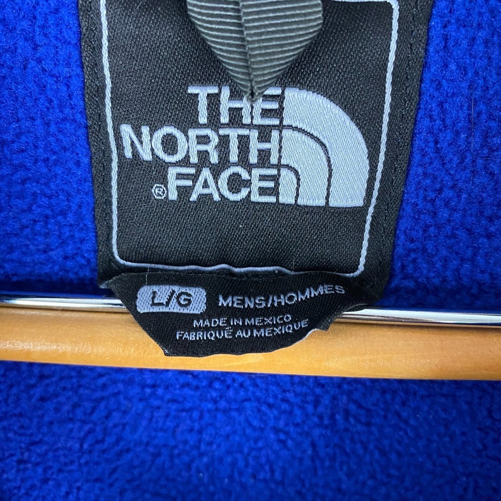 The North Face Polartec Denali Fleece Jacket Mens Large Full Zip cobalt blue - Picture 3 of 13